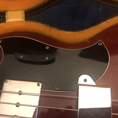 1965 Gibson EB-0 Bass – 1 Owner – ALL ORIGINAL – Cherry Red – OHSC – Clean! image 12
