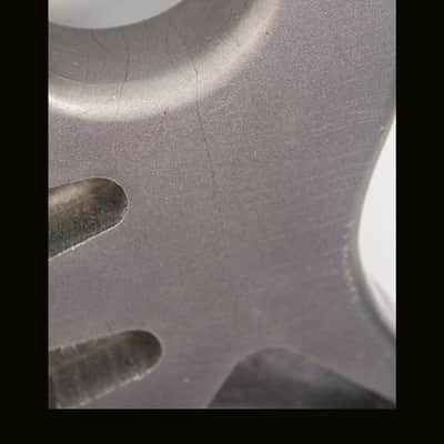 Guitar Mill S-Style Body / Paulownia / 2 lbs. 2 oz. / Nitrocellulose 'Charcoal Frost' / Light Relic (#GIN-4009) image 5