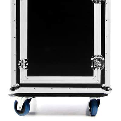 Flight Pro L-Rack 12U Angle Rack with Service Flap and Wheels image 5