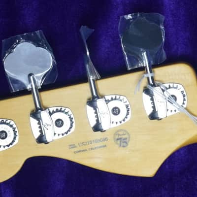 Fender AM Pro II FRETLESS Jazz, 3-TSB / Lined Rosewood *Factory Flaw = Save $! *IN STOCK* image 4