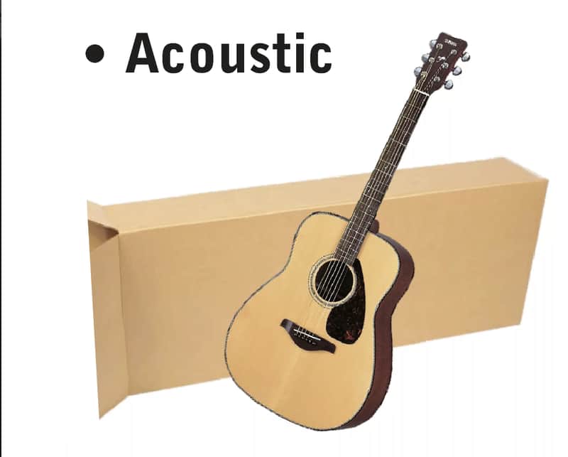 5 Pieces of 20 x 8 x 50" Guitar Keyboard Shipping Box Boxes Moving Storage Mailing Heavy Duty image 1