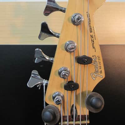 Fender Jazz Bass Plus 5 w/brass nut - Blue Pearl Burst image 3