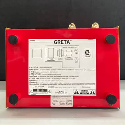 Fender Greta Pawn Shop Series 2-Watt 1x4" Guitar Combo 2012 - 2013 - Red image 7
