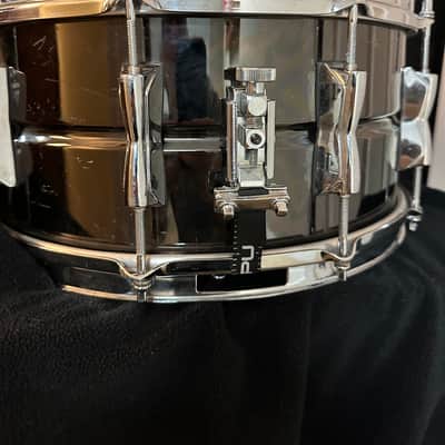 Yamaha 6.5x14 Manu Katche Signature Snare Drum 1990’s - Black Nickel image 3