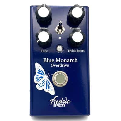 Fredric Effects Blue Monarch Overdrive Guitar Pedal image 1
