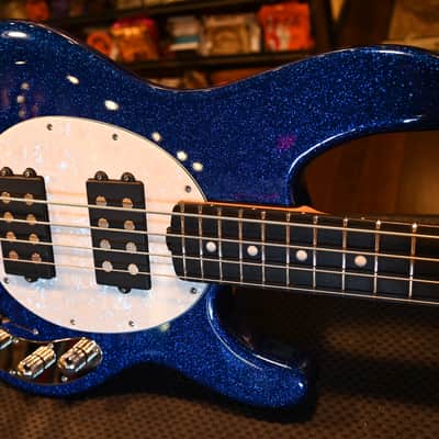 Ernie Ball Music Man Stingray Special HH Tectonic Blue Sparkle #0792 image 3