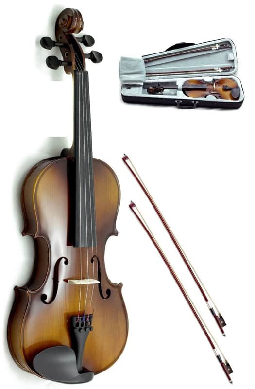 Violin 4/4 Full Size Hi-Quality w Leto Rosin, Light Weight Case+Two Brazil Bows image 1