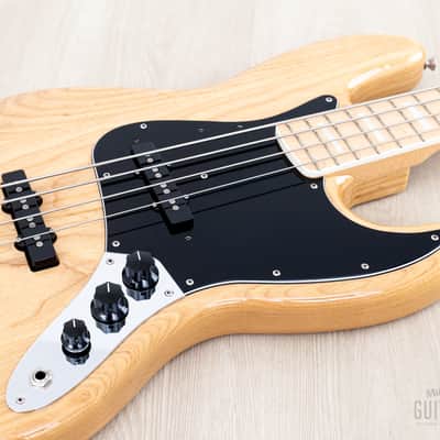2022 Fender Traditional II ‘70s Jazz Bass Natural Ash Near-Mint w/ Hangtag, Japan MIJ image 6