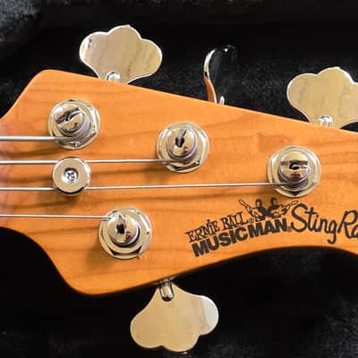 Music Man StingRay Special 4 H USA BRAND NEW! Blue Sparkle NOS! Pro American Bass Guitar image 7