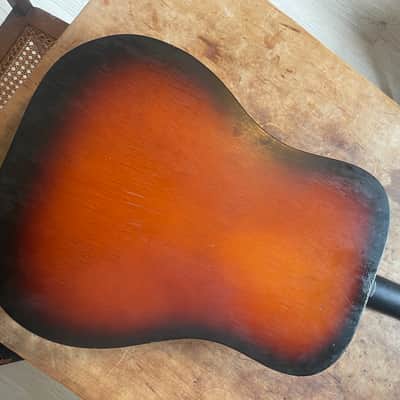 Egmond 12 String Acoustic Guitar 1963 Dreadnought-Sunburst image 21