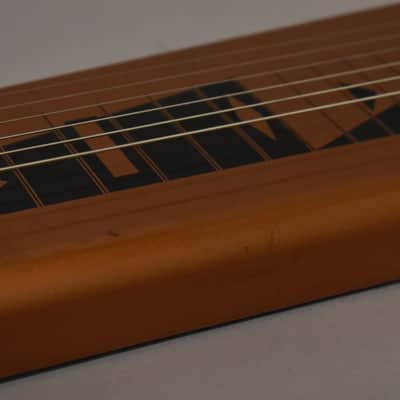 1966 Harmony H-1 "Shark Tooth" 6-String Lap Steel Copper image 9