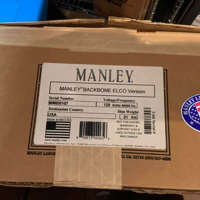 Manley Backbone Mastering Insert Switcher, with ElCO Cables image 6