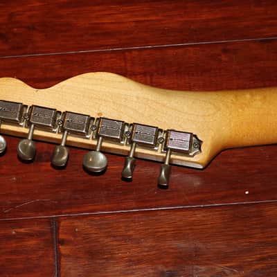 1960 Fender Slab Board Telecaster Rare Duco Red Lefty image 9