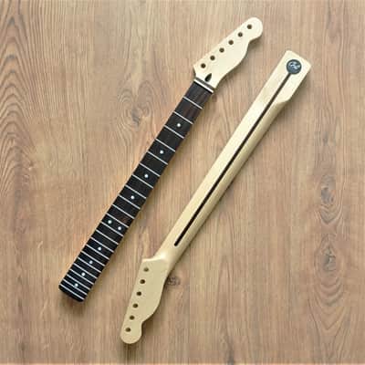 Telecaster Compatible Rosewood and Maple Neck 22 Fret Jumbo Satin image 9