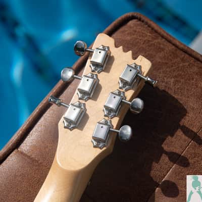 Classic "Marine Rider" - Mosrite Copy Travel Guitar - Made in Japan - Pro Set Up w Perfect Frets/Action/Intonation! Perfect for Travel or Kids image 4