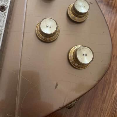 Washburn Rare USA Custom Shop Paul Stanley Starfire Time Traveller Aged Relic Golden Mist LTD w/Case image 7