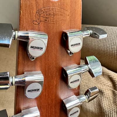 Washburn D93 limited edition Herringbone 1993 - Natural image 7