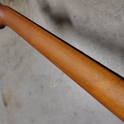 Left Hand Roasted Maple Strat Neck fits fender Stratocaster body 22 frets image 8