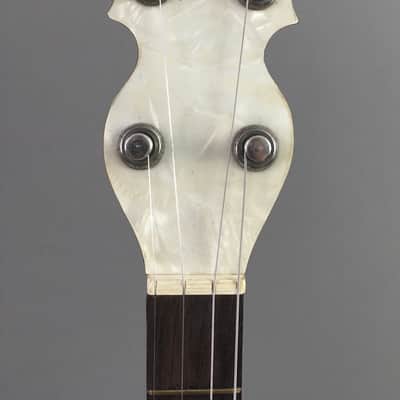 Vintage Gretsch Brooklyn NYC 4-String Broadkaster Irish Tenor Banjo Pre-War 1930s-40s Original Folk Americana image 11