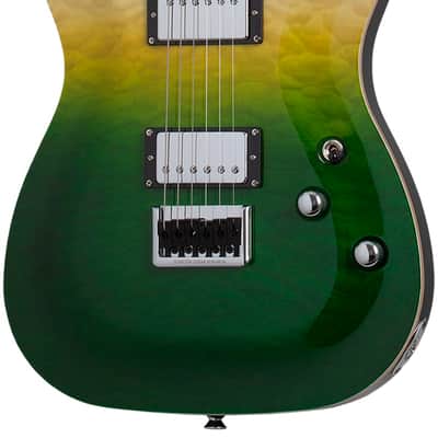 Schecter PT Classic Caribbean Fade Burst w/Case image 1