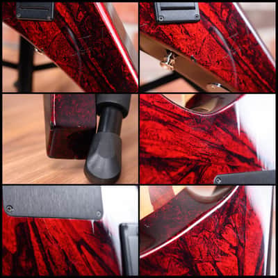 Jackson USA Custom Shop Warrior 27 Fret Built For Oli Herbert Crimson Swirl 2013 w/OHSC image 16