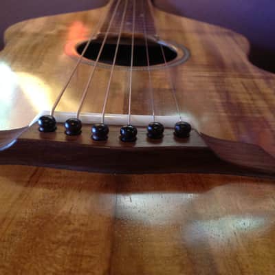 Iseman Weissenborn  2016 Natural,  all solid fallen and highly figured Koa image 15