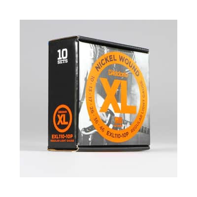 D'ADDARIO EXL110-10P Regular Light 010-046 (10 Sets) image 1
