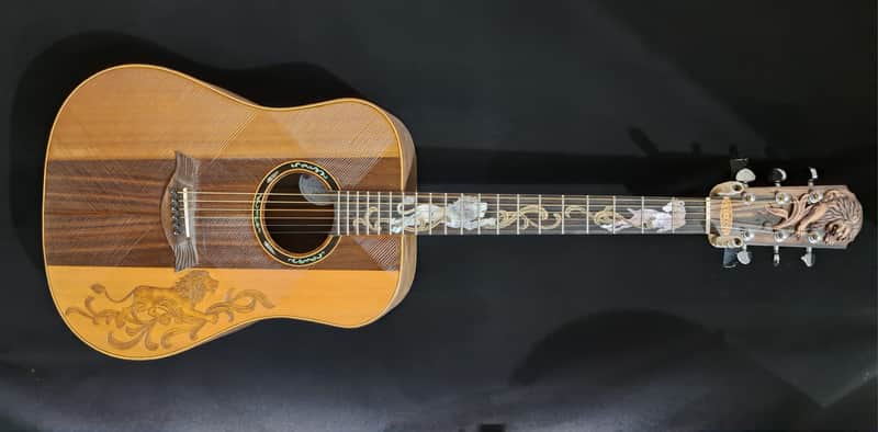 Blueberry NEW IN STOCK Handmade Acoustic Guitar Dreadnought image 1