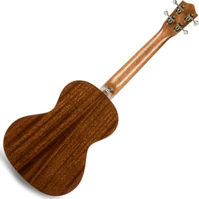 Lanikai MAS-T All Solid Mahogany Tenor Ukulele Bundle w/Bag, Stand, Tuner, and Cloth image 4