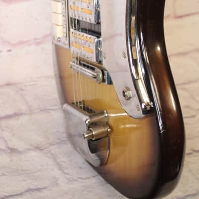 Vintage 1960's Teisco SS-4L Zimgar - 4 Gold Foil Ry Cooder Pickups /  Clean ! image 11