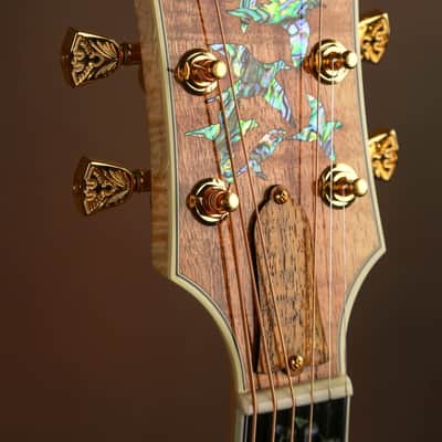 Gibson Dove Custom Shop Exotic Koa Masterpiece Acoustic Guitar Hummingbird image 2