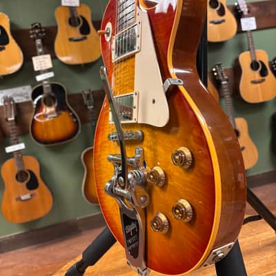 2004 Gibson Custom Shop Historic Collection '59 Les Paul Standard Flametop Reissue Heritage Cherry Sunburst R9 image 8