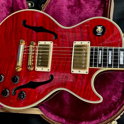 Gibson Les Paul Custom Florentine Plus Custom Shop USA 1997 - Cherry Red image 8