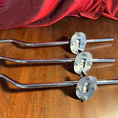 Rogers Memrilock Floor Tom Legs  + Brackets Set Of 3 Big R XP8 image 2