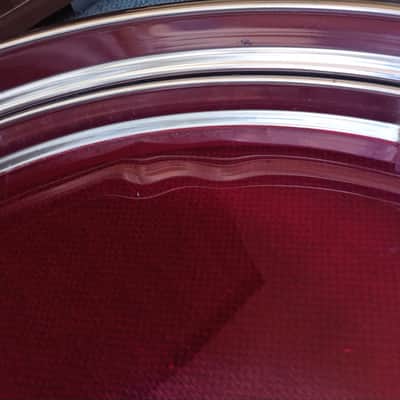 Sonor Bass drum hoops set 22" Phonic, Signature, Performer, Champion 80s - Ferromanganese chrome image 7