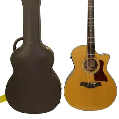 1999 Taylor 714-BCE 25th Anniversary Grand Auditorium Cutaway Acoustic Electric Guitar w/ Case image 1
