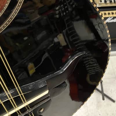 Alvarado Bajo Quinto Black Acoustic 10 String Guitar image 9
