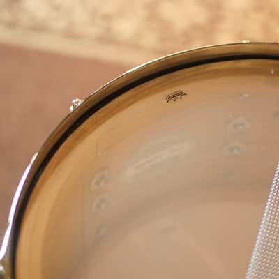 Slingerland 7x14 Radio King Solid Maple Maroon Glass Snare Drum image 6