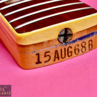 Vintage 1968 Fender Jaguar Neck - Original Lake Placid Blue Finish - Bound with Blocks!  100% image 13