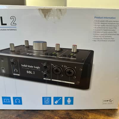 Solid State Logic SSL 2 USB Audio Interface 2020 - Present - Black image 9