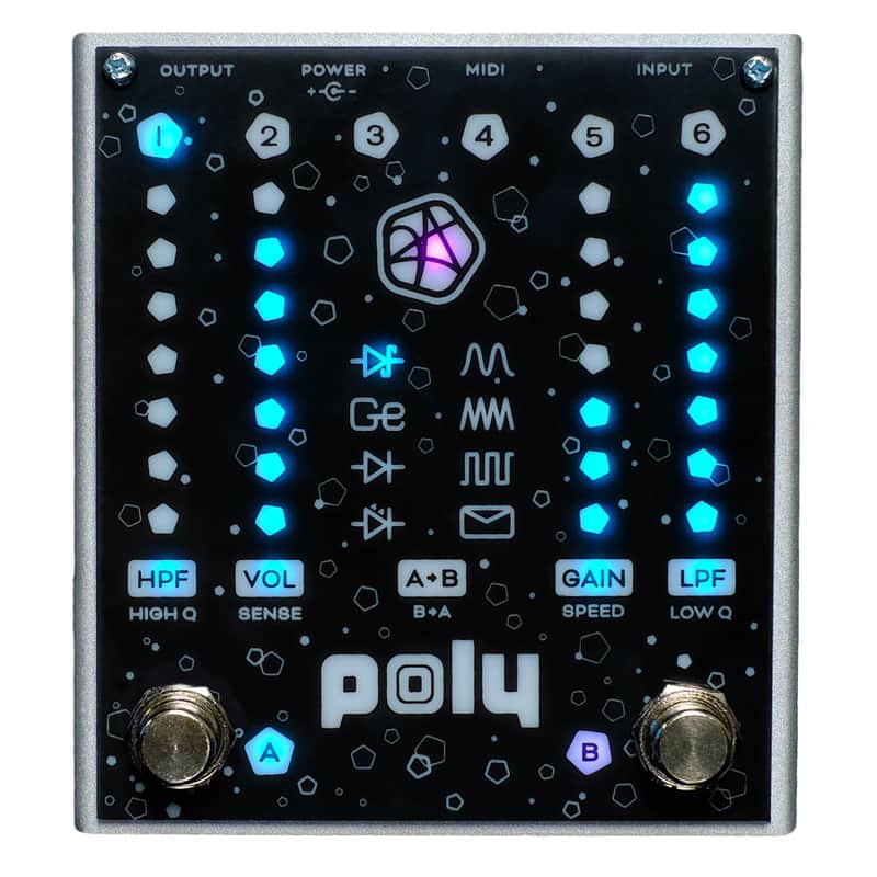 Poly Effects Josh Smith Flat V 2-Channel Gain Pedal image 1