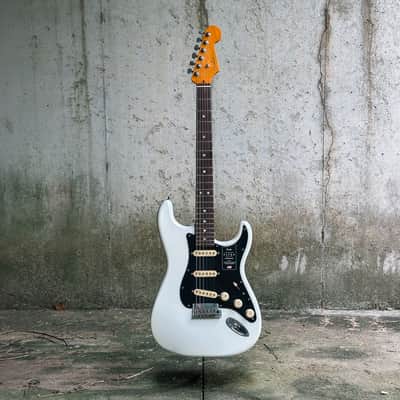 American Ultra Stratocaster - Arctic Pearl with Rosewood Fretboard - MINT image 1