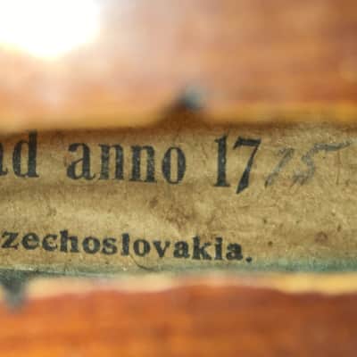 CZECHOSLOVAKIA MADE STRADIVARIUS COPY VIOLIN image 6