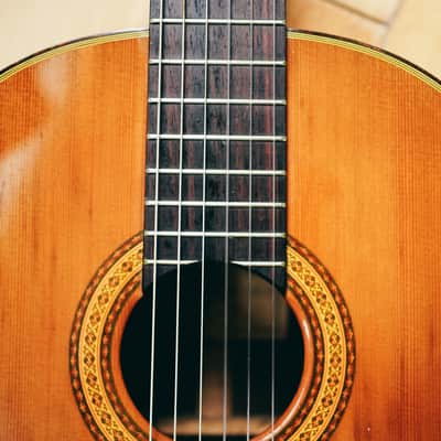1970s Ryoji Matsuoka M40 – Handcrafted in Japan| Solid Top | Low Action | Vintage Classical Tone image 4