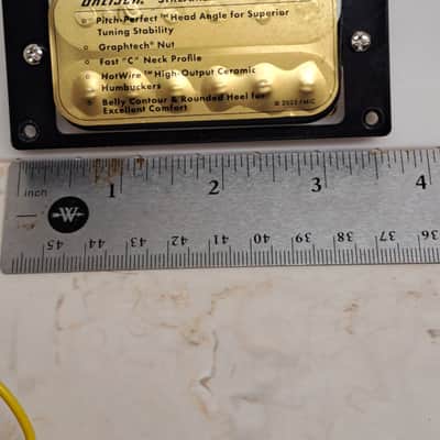 Gretsch HotWire Ceramic Humbucker Pickup Set-Neck & Bridge- Black & Cream Finish- New Unused Pulloff image 10