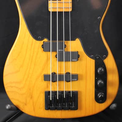 Schecter Model-T Session 4-String Electric Bass Aged Natural Satin 9lbs 3oz image 2