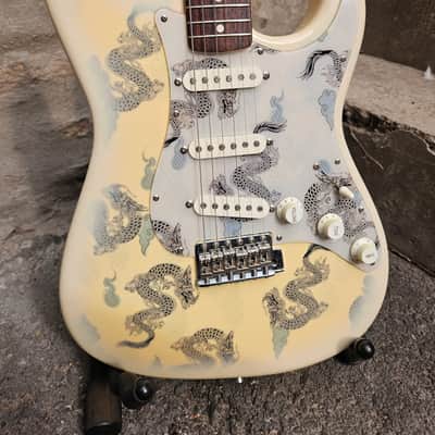 Fender 2013 Fender Limited Edition Stratocaster ST62-SPL Dragon 2013 - Dragon Print image 7