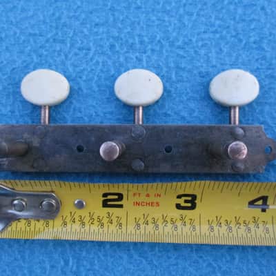 Vintage 1959 Kay Catalina K6868 TUNERS TUNING PEGS-BRASS Posts Pegs-3x3 Kay STYLE LEADER image 20