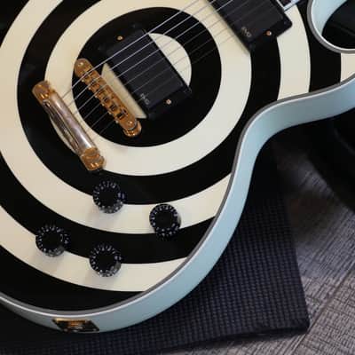 2010 Gibson Custom Shop Les Paul Zakk Wylde Signed Signature Electric Guitar Bullseye + COA OHSC image 7
