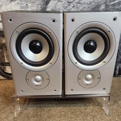 Polk Polk Audio Monitor 30 compact, rear-ported bookshelf speakers 90s - Black image 3